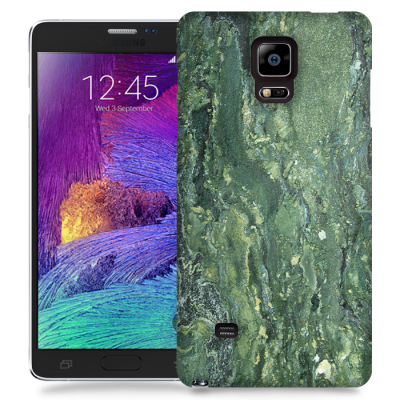 Skal till Samsung Galaxy Note Edge - Marble - Grön