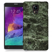Skal till Samsung Galaxy Note Edge - Marble - Grön/Svart