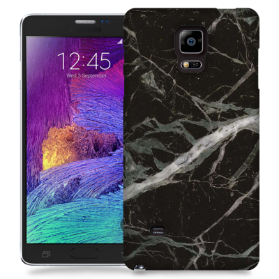 Skal till Samsung Galaxy Note Edge - Marble - Svart