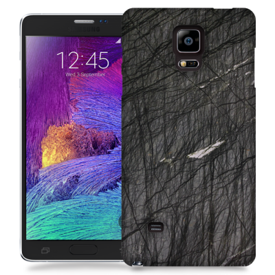 Skal till Samsung Galaxy Note Edge - Marble - Svart