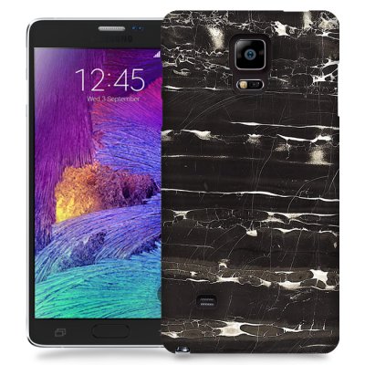 Skal till Samsung Galaxy Note Edge - Marble - Svart