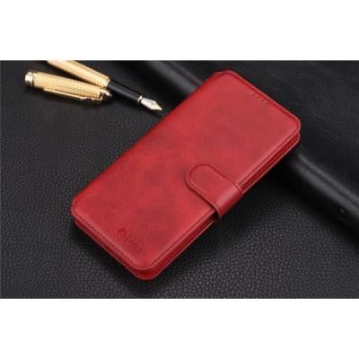 AZNS Plånboksfodral till Samsung Galaxy S10 Plus - Röd