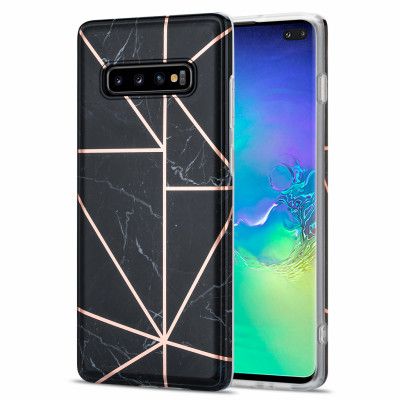 BOOM - Grid skal Galaxy S10 Plus - Svart Marmor