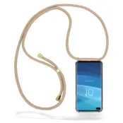 Boom Galaxy S10 mobilhalsband skal Plus - Beige Cord