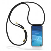 Boom Galaxy S10 Plus mobilhalsband skal - Black Cord