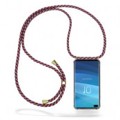 Boom Galaxy S10 Plus mobilhalsband skal - Red Camo Cord