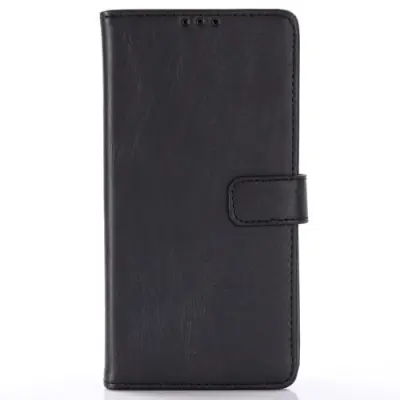 Crazy Horse Plånboksfodral till Samsung Galaxy S10 Plus - Svart