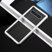 Detachable Metal Bumper till Samsung Galaxy S10 Plus - Silver