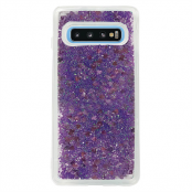 Glitter Skal till Samsung Galaxy S10 Plus - Lila