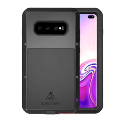 Mobilskal | Galaxy S10+ | Love Mei | Love Mei Extra Tåligt Skal Svart