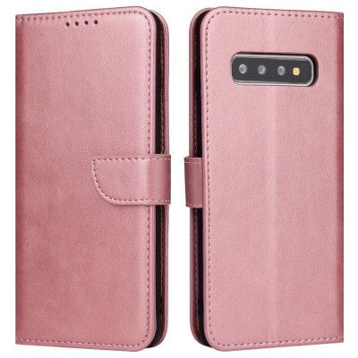 Magnet Elegant Kickstand Fodral Samsung Galaxy S10 Plus - Rosa