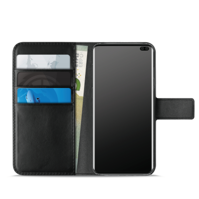 Puro Milano EcoLeather Wallet Samsung Galaxy S10 Plus - Svart