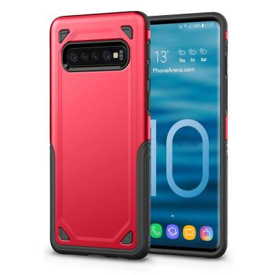 Rugged Armor Skal till Samsung Galaxy S10 Plus - Röd