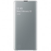 Samsung Clear View Fodral till Samsung Galaxy S10 Plus - Vit