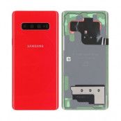 Samsung Galaxy S10 Plus Baksida/Batterilucka - Röd