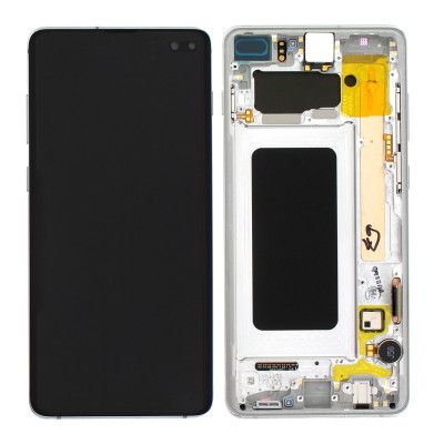 Samsung Galaxy S10 Plus LCD-skärm - Silver