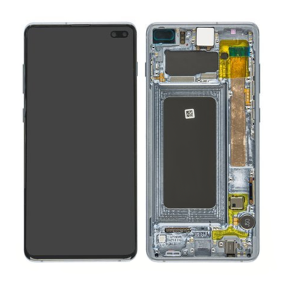 Samsung Galaxy S10 Plus Skärm med LCD Display - Prism Blue