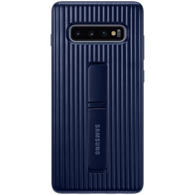 Samsung Protective Standing Cover för Samsung Galaxy S10 Plus - Svart-Blå