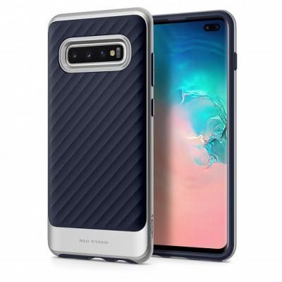 Spigen Neo Hybrid Skal till Samsung Galaxy S10 Plus - Silver