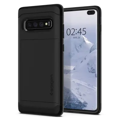 SPIGEN Slim Armor CS Skal till Samsung Galaxy S10 Plus - Svart
