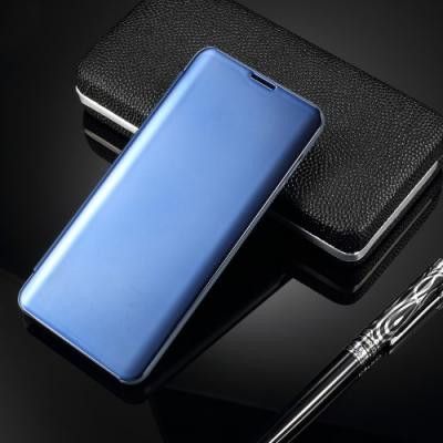 Window Mirror Fodral till Samsung Galaxy S10 Plus - Blå