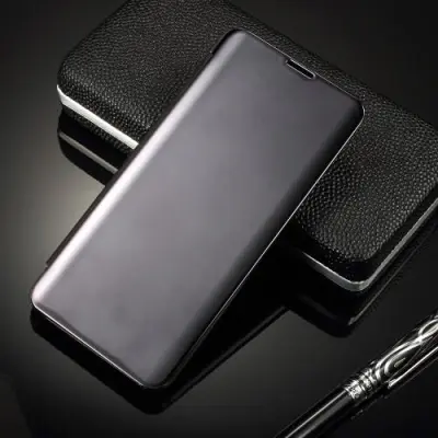 Window Mirror Fodral till Samsung Galaxy S10 Plus - Svart