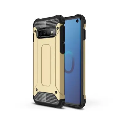 Armor Guard Skal för Samsung Galaxy S10 - Guld