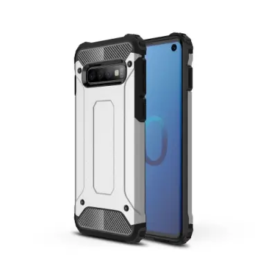 Armor Guard Skal för Samsung Galaxy S10 - Silver