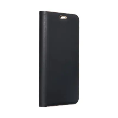Galaxy S10 Plånboksfodral Forcell Luna Gold - Svart