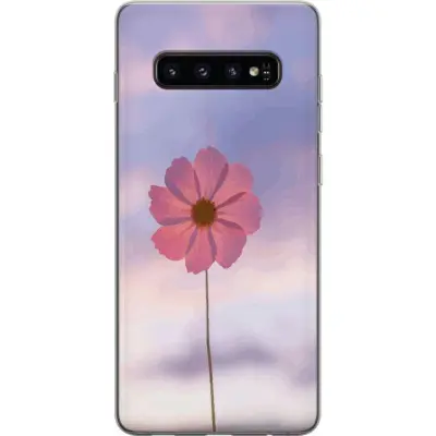 Mobilskal till Samsung Galaxy S10 med Rosa blomma