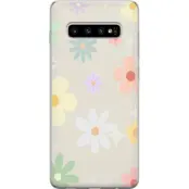 Mobilskal till Samsung Galaxy S10+ med fejdande blommor