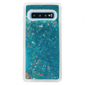 Glitter Skal till Samsung Galaxy S10 - Blå