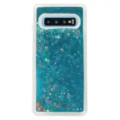 Glitter Skal till Samsung Galaxy S10 - Blå