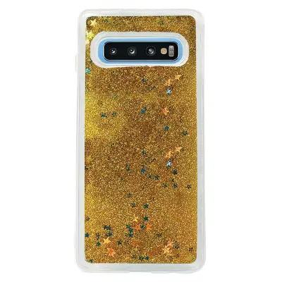 Glitter Skal till Samsung Galaxy S10 - Guld