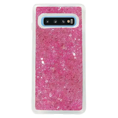 Glitter Skal till Samsung Galaxy S10 - Rosa