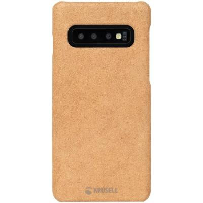 Krusell Broby Cover Samsung Galaxy S10 - Cognac