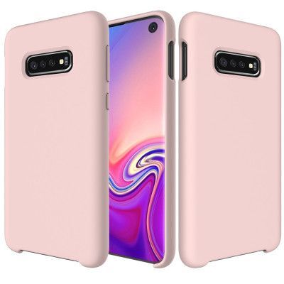 Liquid Silikon Skal till Samsung Galaxy S10 - Rosa