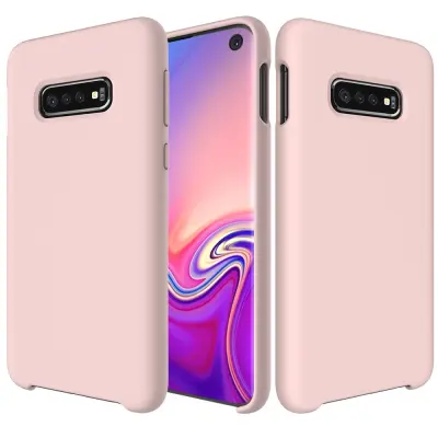 Liquid Silikon Skal till Samsung Galaxy S10 - Rosa