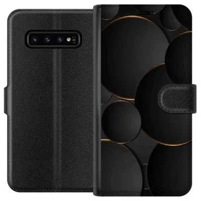 Plånboksfodral till Samsung Galaxy S10 med Lyxig Cirklar