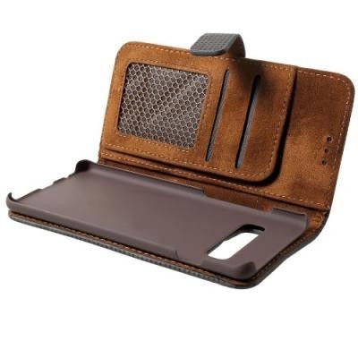 Mesh Retro Plånboksfodral till Samsung Galaxy S10 - Svart