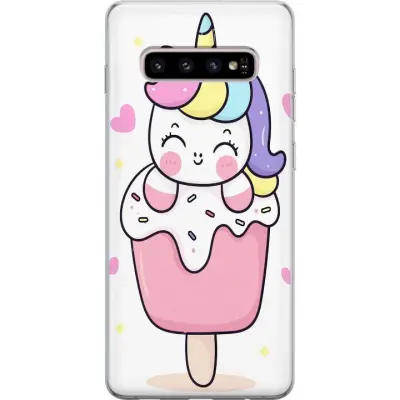 Mobilskal till Samsung Galaxy S10 med Glad enhörning