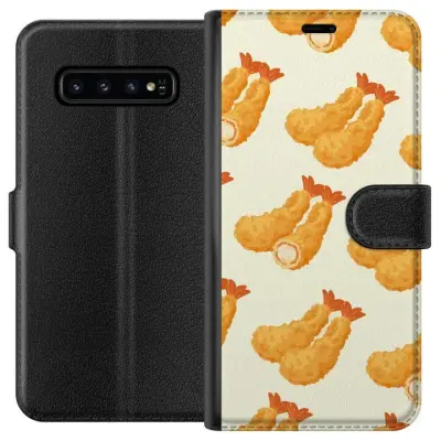 Plånboksfodral till Samsung Galaxy S10 med Räkor