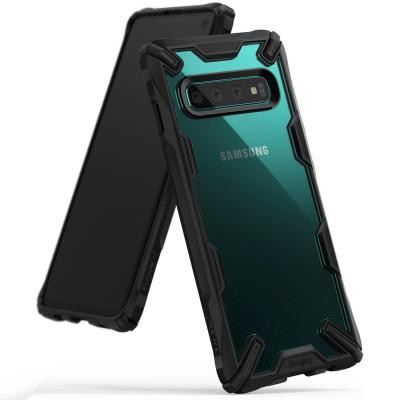 Ringke Fusion X Shock Absorption Skal till Samsung Galaxy S10 - Svart