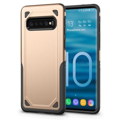 Rugged Armor Skal till Samsung Galaxy S10 - Guld