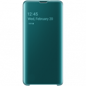 Samsung Clear View Fodral för Samsung Galaxy S10 - Grön