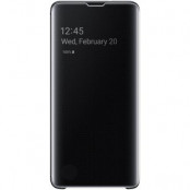 Samsung Clear View Fodral till Samsung Galaxy S10 - Svart