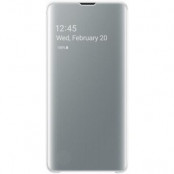 Samsung Clear View Fodral till Samsung Galaxy S10 - Vit