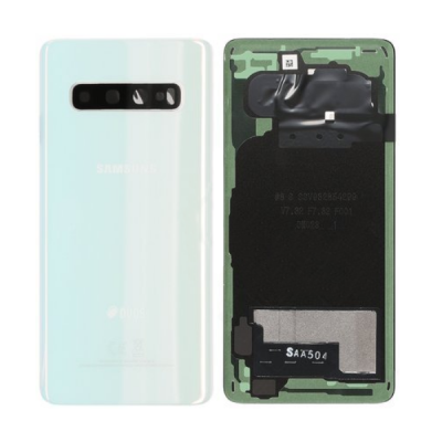 Samsung Galaxy S10 Baksida Duos - Vit