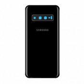 Samsung Galaxy S10 Baksida med klister - Svart