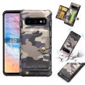 SHOUHUSHEN Camouflage Fodral till Samsung Galaxy S10 - Lila